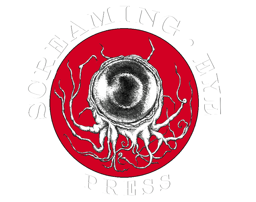 Logo White Transparent 2 Screaming Eye Press