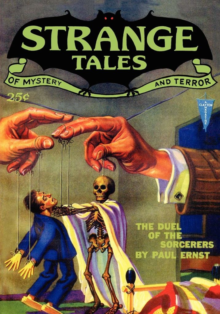 Strange Tales of Mystery and Terror Pulp Magazine